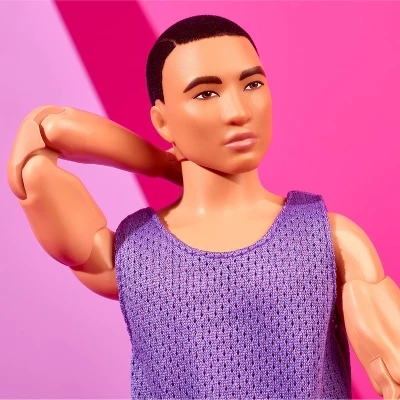 Barbie Looks Ken Doll With Purple Shirt - Image 2