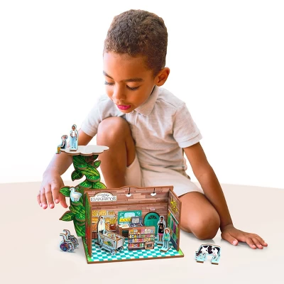Storytime Toys Jack & The Giant's Beanstalk & Grocery 3D Puzzle Book And Toy Mini Set - 3 In 1 - Book, Build, Play - Image 4