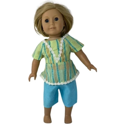 Doll Clothes Superstore Matching Shorts And Top Girl And Dolls Size 10 1/2 - Image 2