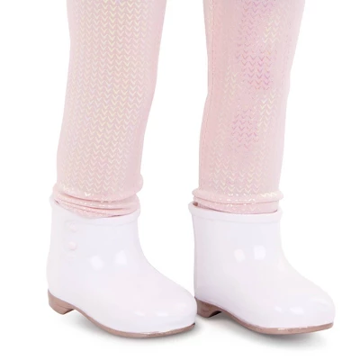 Our Generation Fancy & Furry Pink Faux-Fur Coat For 18" Dolls - Image 3