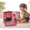 Home & Go Dollhouse Playset Travel & Storage Case With Bed/Bedding For 12" Fashion Dolls - Pink