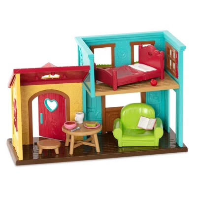 Li'l Woodzeez Townhouse Playset For Figurines Li'l Nextdoor Neighbors - Image 3