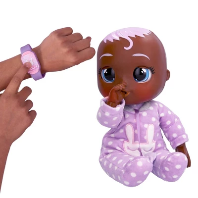 Cry Babies Newborn Molly Interactive Baby Doll With 20+ Baby Sounds And Interactive Bracelet - Image 2
