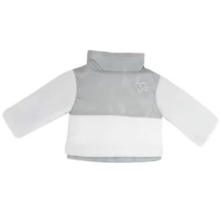 Sophia’s Fleece & Nylon Jacket For 18” Dolls, White/Silver