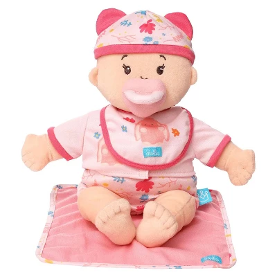Manhattan Toy Baby Stella Welcome Baby 6 Piece Bringing Home Baby Doll Set With Hat, Bib, Onesie, Cardigan, Magnetic Pacifier And Blanket - Image 7
