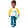 Our Generation 18" Boy Doll Dinosaur Pajama Outfit - Dino-Snores