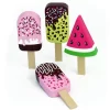 Sophia’s Assorted Wooden Ice Cream Popsicle Bars, Multicolor