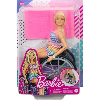 Barbie Fashionistas Doll With Wheelchair And Ramp And Blonde Hair - Image 5