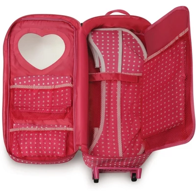 Badger Basket Trolley Doll Travel Case With Bed - Image 7