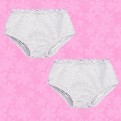 Sophia's - 18" Doll - Set Of 2 Underwear - White