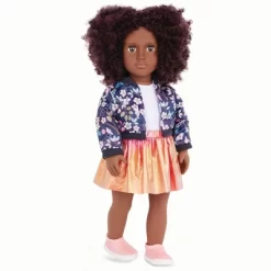 Our Generation Bloomy Blossom Floral Jacket & Skirt Outfit For 18" Dolls