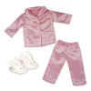 Sophia’s Satin Pajama Set For 18” Dolls, Pink