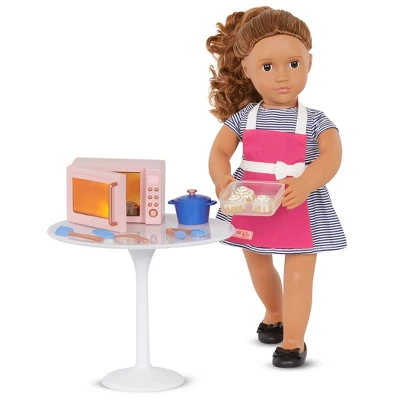 Our Generation In The Kitchen Microwave Accessory Set For 18" Dolls - Image 2