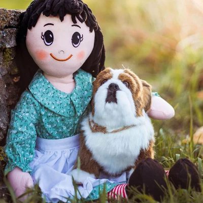 The Queen's Treasures 18" Doll 2 Pc Little House On The Prairie Pet Accessory Set - Image 6