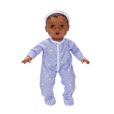 Perfectly Cute 14" Sleepy Time Baby Doll - Brown Hair/Brown Eyes - Image 4