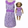 Doll Clothes Superstore Size 12 Matching Girl And Doll Purple Flower Sundresses