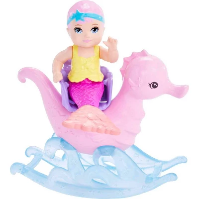 Barbie Mermaid Doll Nurturing Playset With Merbaby Octopus And Seal - Image 2