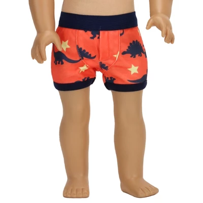 Sophia’s Brief Underwear Set For 18'' Boy Dolls, Multicolor - Image 3