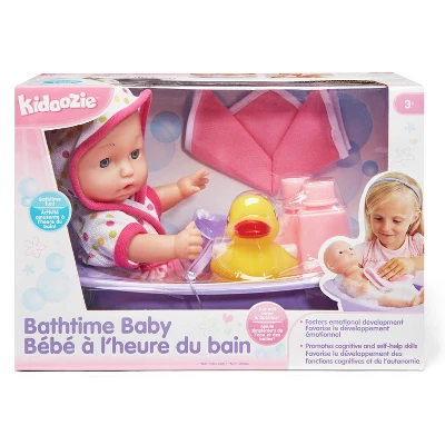 Kidoozie Bathtime Baby, 12-Inch Doll, Bath Tub And Accessories For Kids, Pretend Play, Ages 3 And Up - Image 4