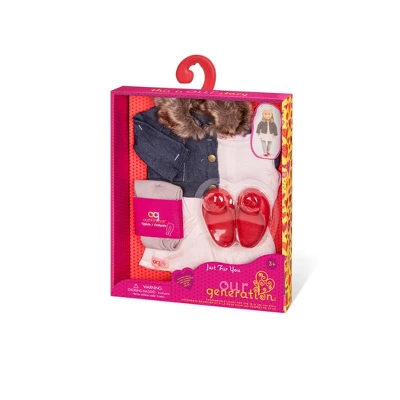 Our Generation Just Fur You Jacket & Dress Outfit For 18" Dolls - Image 2