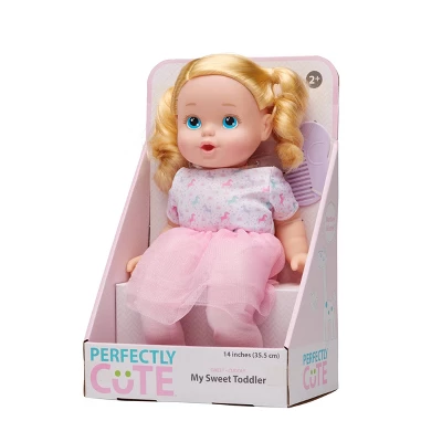 Perfectly Cute My Sweet Toddler 14" Baby Doll - Blonde With Blue Eyes - Image 4