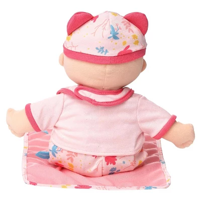 Manhattan Toy Baby Stella Welcome Baby 6 Piece Bringing Home Baby Doll Set With Hat, Bib, Onesie, Cardigan, Magnetic Pacifier And Blanket - Image 5
