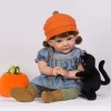 Paradise Galleries Reborn Toddler Doll In Fall-Themed/Halloween Outfit, 19 Inch Pumpkin Spice, 8-Piece Halloween Gift Set