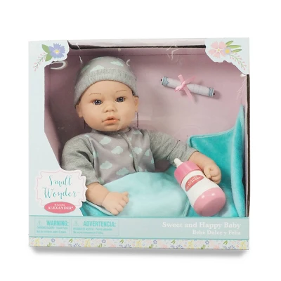 Madame Alexander 18" Small Wonders Sweet & Happy Baby Bedtime Set- Boy - Image 3