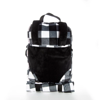 The Queen;'sTreasures 18" Doll Carrier And Sleeping Bag, Black & White - Image 3