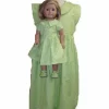 Doll Clothes Superstore Matching Designer Long Lime Dress For Girl And Dolls Size 5