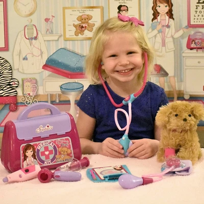 Sophia’s Medical Kit For 18" Dolls, Pink - Image 5